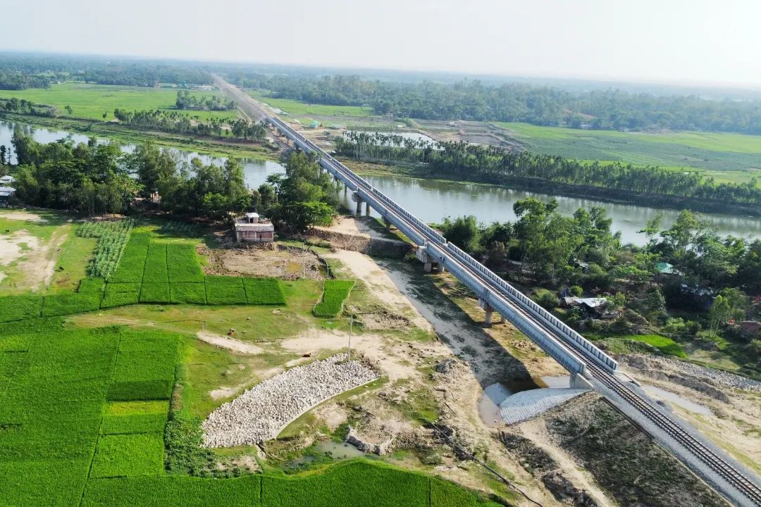 “一带一路” | 孟加拉国多考铁路项目通车